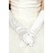 Volle finger Schwarz Lange Geeignete Elastischer Satin Warm Hochzeit Handschuhe