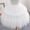 Lolita Gaze Petticoat, Weiß/Schwarzer Petticoat, Kurzer Petticoat, Hochzeitspetticoat, Partypetticoats, Länge 47cm - Seite 4
