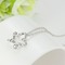 Schlüsselbein Frauen Silber fünf-Spitzen Stern eingelegten Diamant Halskette & Anhänger - Seite 2