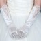 Frühling multifunktionale Spitze Romantisch Elfenbein Hochzeit Handschuhe