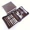 Edelstahl 10 Stück PU Leder Case Bestnote Festival Nail Clippers
