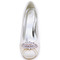10 cm Wedge High Heels Damenschuhe mit dickem Absatz in Übergröße und Hochzeitsschuhe mit Bootsabsatz - Seite 4