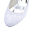 Weiße Spitze dicke Ferse Hochzeitsschuhe runde Zehen High Heel Hochzeitsschuhe Brautjungfer Schuhe - Seite 4
