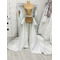 Satinzug für Hochzeitskleid Abnehmbarer Brautüberrock mit Hochzeitszug
