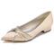 Flache Schuhe Satin Mutterschaft Hochzeit Schuhe Hochzeit plus Größe flache Schuhe - Seite 12
