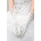 Halle Formell Lange Satin Applike Volle finger Hochzeit Handschuhe - Seite 2