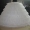 Taille Jahrgang Flouncing Sechs Felgen Volles Kleid Hochzeit Petticoat