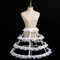 Lolita-Vogelkäfig-Petticoat, verstellbarer Volant-Petticoat, Länge 55 cm - Seite 4