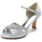 Satin Schmetterling Hochzeitsschuhe Seite hohl Stiletto High Heels grüne Brautjungfer Schuhe - Seite 3