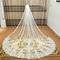 3 Meter langer Schleier Brautschwanz Schleier Hochzeitsaccessoires Brautschleier