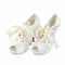 Fischmaulspitze High Heels Retro hohle Sandalen Hochzeit High Heels