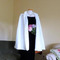 Formale Brauthochzeit kurzer Mantel Braut warmer Mantel