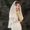 Braut Spitze Schleier Hochzeit kurze Hochzeitsschleier mit Haaren gekämmten Schleier Hochzeit Zubehör - Seite 3