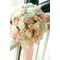 30 Blumenstrauß der Braut hält Champagner rose Simulation Blume Brautjungfer Hochzeit