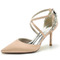 Stiletto Satin Hochzeitsschuhe Große Hochzeitsschuhe Bankettkleid Einzelschuhe - Seite 10