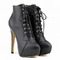 Martin Stiefel Super Stiletto Schuhe Herbst und Winter Nachtclub Stiefel Plateaustiefel 14CM