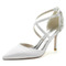 Stiletto Satin Hochzeitsschuhe Große Hochzeitsschuhe Bankettkleid Einzelschuhe - Seite 4