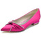 Flache Schuhe Satin Mutterschaft Hochzeit Schuhe Hochzeit plus Größe flache Schuhe - Seite 10