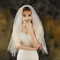 Einfache Hochzeitsschleier Braut Hochzeit Kopfschmuck Foto Studio Foto Schleier Doppelbestellung Perlenschleier - Seite 2