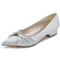 Flache Schuhe Satin Mutterschaft Hochzeit Schuhe Hochzeit plus Größe flache Schuhe - Seite 13