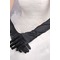 Volle finger Schwarz Lange Geeignete Elastischer Satin Warm Hochzeit Handschuhe - Seite 2