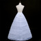 Elastischer Petticoat mit sechs Stahlringen in der Taille, schwarz-weißer Hochzeitskleid-Petticoat - Seite 2