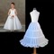 Einfach Elastische Taille Drei Felgen Kinder Kleid Hochzeit Petticoat