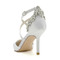 Stiletto Satin Hochzeitsschuhe Große Hochzeitsschuhe Bankettkleid Einzelschuhe - Seite 3