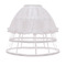 Käfigrock für Frauen, Chiffon-Petticoat, Pannier-Petticoat, kurzes Lolita-Kleid Petticoat Ballet 60CM - Seite 5