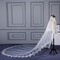 Brautschleier mit langer Schleppspitze. Einfacher, vielseitiger, extra langer Hochzeitsschleier - Seite 4