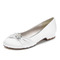 Flache Plissee Satin Damenschuhe Bankett Jahrestagung Hochzeitsschuhe