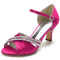 Satin Schmetterling Hochzeitsschuhe Seite hohl Stiletto High Heels grüne Brautjungfer Schuhe - Seite 11