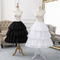 Lolita Puffy Petticoat, Cosplay verstellbarer Reifen, 3-lagiger Petticoat mit Spitzenkante, verstellbare Länge