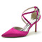 Stiletto Satin Hochzeitsschuhe Große Hochzeitsschuhe Bankettkleid Einzelschuhe - Seite 8