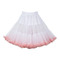 Rosa elastischer Taillen-Petticoat aus geschwollenem Tüll, Prinzessinnen-Ballett-Tanz-Pettiskirts Lolita Cosplay, Regenbogenwolke, kurzer Tutu-Rock 45 cm - Seite 5