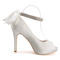 Satin Stiletto Hochzeit Schuhe Fisch Mund Schuhe Bankett jährliche Party Mode Schuhe - Seite 4