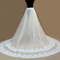 Luxus Spitze Abnehmbarer Brautzug Kathedrale Hochzeitszug Elfenbein Abnehmbarer Brautzug