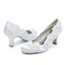 Spitze bestickte Hochzeitsschuhe Weinglas Absatz Partyschuhe - Seite 5