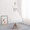 Lolita Gaze-Petticoat, weißer Petticoat, kurzer Petticoat, Hochzeits-Petticoat, weicher Petticoat, Party-Petticoats, abnehmbar 65 cm