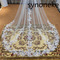 Spitze Hochzeitsschleier Elfenbeinschleier mit Kamm einlagiges Netz weißer Spitzenschleier 3M - Seite 4