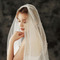 Einfache Hochzeitsschleier Braut Hochzeit Kopfschmuck Foto Studio Foto Schleier Doppelbestellung Perlenschleier - Seite 3