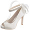 Satin Stiletto Hochzeit Schuhe Fisch Mund Schuhe Bankett jährliche Party Mode Schuhe - Seite 5