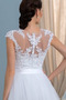 Bördeln Glamouröse Durchsichtige Rücken Asymmetrisch Brautkleid - Seite 5