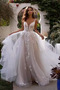 Brautkleid Tüll Jahr 2023 V-Ausschnitt Sommer Elegant Natürliche Taille - Seite 1