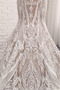 Brautkleid Spitzen-Overlay Mittelgröße Sweep Zug Schaufel Spitze - Seite 5
