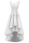 Asymmetrisch Satin Spitze Ärmellos Natürliche Taille Ballkleid - Seite 10