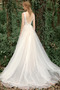 Brautkleid A-Linie Natürliche Taille Elegant Ärmellos Tüll Lange - Seite 2
