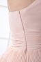 Asymmetrischer Ausschnitt Natürliche Taille Reißverschluss Brautjungfernkleid - Seite 6