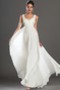 Weiß Outdoor Empire Knöchellang Mitte Rücken Abendkleid - Seite 1