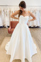 Brautkleid Reißverschluss Kirche Herbst Satin Natürliche Taille - Seite 2